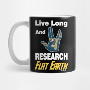 Flat Earth Map Mug